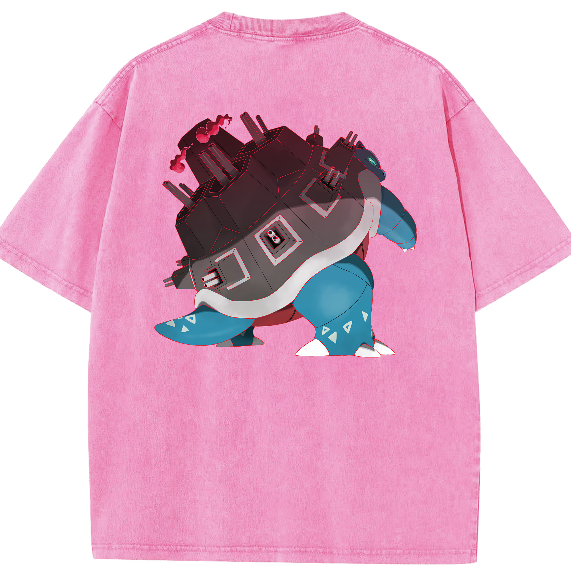（画像用） ポケットモンスター Pokémon 綿100% ヴィンテージ風 半袖Tシャツ（背面プリント）